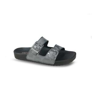 Ceyo Bahama-18 Tam Ortopedik kadın terlik - Platin - 35