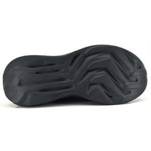 King Paolo Memory Foam Dolgu Taban Ortopedik Burnu Kapalı Kadın Spor Sabo Terlik - Siyah - 36