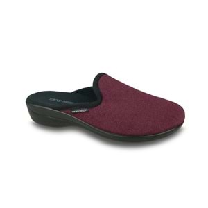 Ceyo Ramona-25 Tam Ortopedik Sıcak Tutan Polar Terlik - Bordo - 37