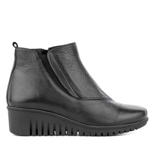 Muya Avior Ortopedik 6 Noktalı Iç Taban Hakiki Deri Kadın Bot - Siyah - 36