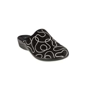 Muya Annie Ortopedik Taban Kadın Ev Terliği - Siyah - 39