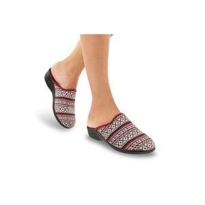 Muya Mimi Ortopedik Taban Kadın Ev Terliği - Bordo - 36