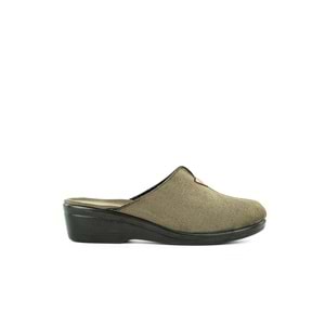 Muya Jessie Ortopedik Taban Kadın Ev Terliği - Haki - 36