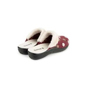 Muya Maklik Ortopedik Taban Kadın Ev Terliği - Bordo - 40