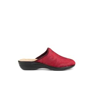 Muya İyara Ortopedik Taban Kapalı Kışlık Kadın Ev Terliği - Bordo - 37