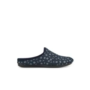 Muya Bilis Ortopedik Taban Kapalı Kışlık Kadın Ev Terliği - lacivert - 36