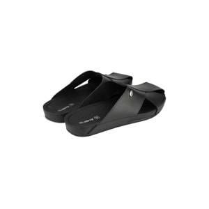 Muya İawn Tam Ortopedik Burnu Kapalı Erkek Terlik - Siyah - 40