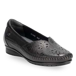 Forelli Panny Tam Ortopedik İçi Dışı Hakiki Deri Yazlık Ayakkabı - Forelli - Panny - Siyah - 36