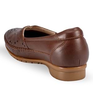 Forelli Panny Tam Ortopedik İçi Dışı Hakiki Deri Yazlık Ayakkabı - Forelli - Panny - Taba - 40