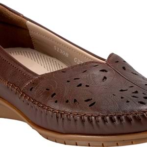 Forelli Panny Tam Ortopedik İçi Dışı Hakiki Deri Yazlık Ayakkabı - Forelli - Panny - Taba - 40