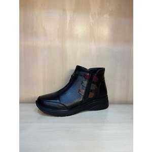 Kristal Dr.291 Tam Ortopedik İçi Sıcak Astar Dışı Komple Deri Kadın Bot - Kristal - Dr.291 - Siyah - 40