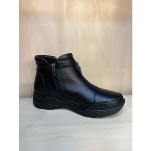 Kristal Dr.291 Tam Ortopedik İçi Sıcak Astar Dışı Komple Deri Kadın Bot - Kristal - Dr.291 - Siyah - 40