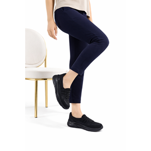 Forelli Sakura Tam Ortopedik Kadın Bez Ayakkabı - Forelli - Sakura - Siyah - 40