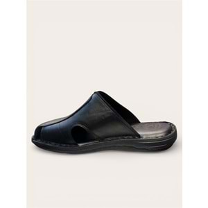 kristal kr.340 tam ortopedik deri kapalı terlik - Kristal - Kr.340 - Siyah - 40