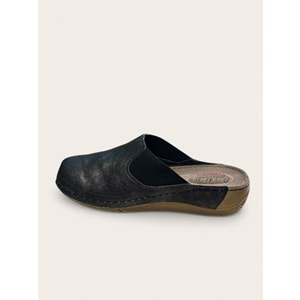 Carla Verde Tam Ortopedik Burnu Kapalı Kadın Terlik - Carla Verde - 151394.50 - Siyah - 40