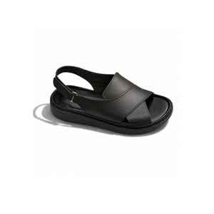 Kristal Mtf.12 Tam Ortopedik Hakiki Deri Kadın Sandalet - Siyah - 37
