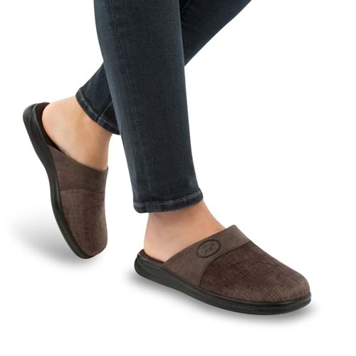 Muya Ruby Anatomik Taban Erkek Ev Terliği - Ruby - Kahverengi - 41