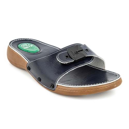 Muya Phare Klasik Anatomik Taban Jel Destekli Kadın Terlik - lacivert - 41