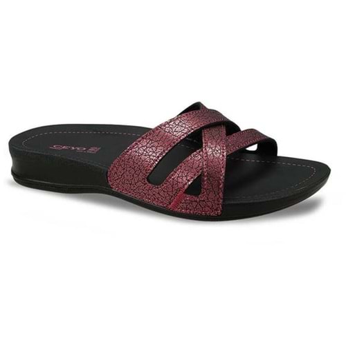 Ceyo 9942-1 Tam Ortopedik Islak Zemin Kadın Terlik - Bordo - 40