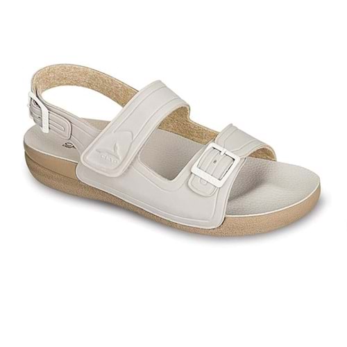 Ceyo 1300-4 Tam Ortopedik Unisex Sandalet - Bej - 36