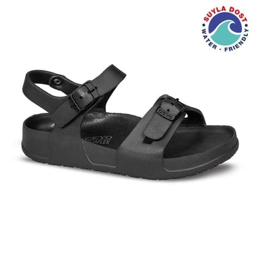 Ceyo Aquaflex-F Tam Ortopedik Hafif Çocuk Sandalet - Siyah - 32
