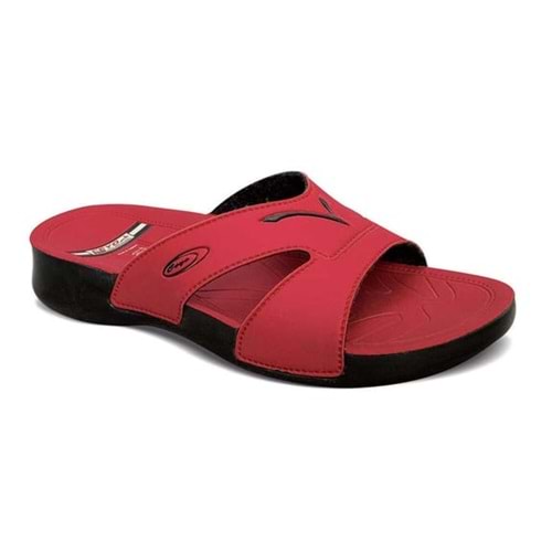 Ceyo 3400-2 tam ortopedik kadın terlik - Kırmızı - 35