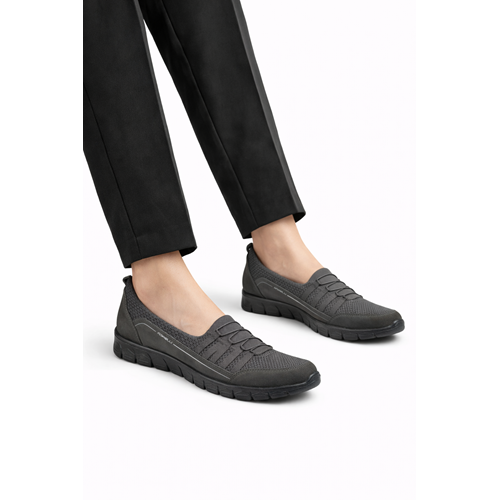 Forelli Lısa-G Comfort tam ortopedik Kadın Ayakkabı - Füme - 38