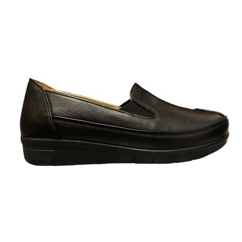 Kristal Mr.04 Anatomik İçi Dışı Hakiki Deri Kadın Ayakkabı - Mr.04 - Siyah - 38