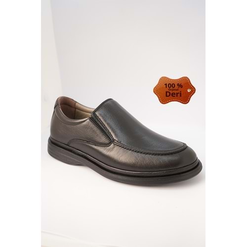 Kristal Dim.404-3 Tam Ortopedik İçi Dışı Hakik Deri Erkek Ayakkabı - Dim.404-3 - Siyah - 40