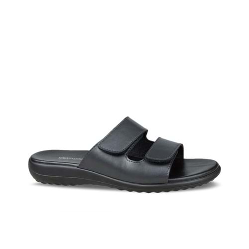 Ceyo Palermo-8 Tam Ortopedik Hafızalı Taban Kadın Terlik - Siyah - 37