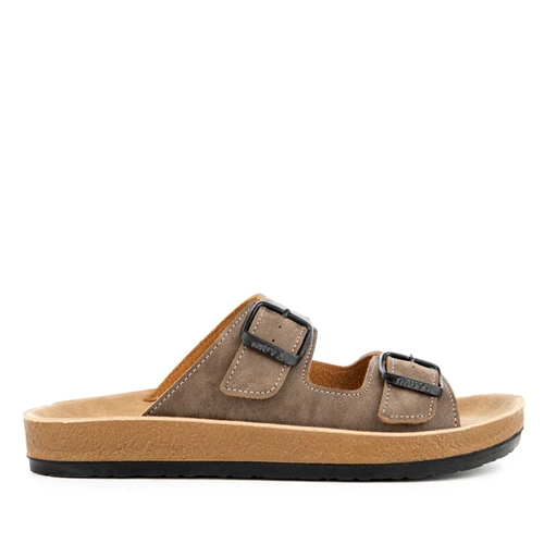 Muya Yuna Anatomik Kadın Terlik - Vizon - 40