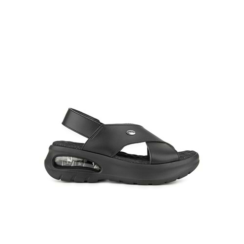 Muya Nwanwa Airmax Tabanlı Kadın Sandalet - Siyah - 37