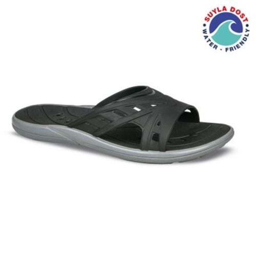 Ceyo New Splash-M Ortopedik Kaymaz Taban Erkek Terlik - Siyah - 41