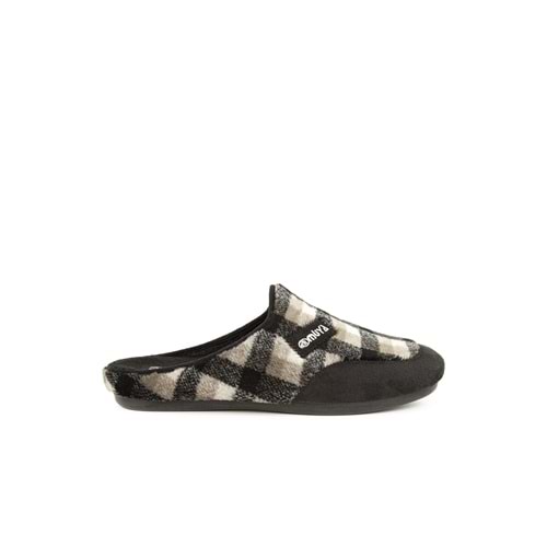 Muya Tauri Anatomik Taban Kışlık Erkek Ev Terliği - Siyah - 40