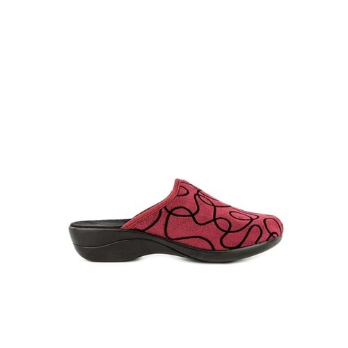 Muya Annie Ortopedik Taban Kadın Ev Terliği - Bordo - 40