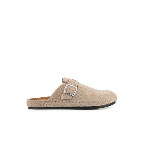 Muya Ranta Ortopedik Taban Kışlık Erkek Ev Terliği - Bej - 41