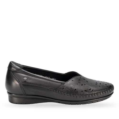 Forelli Panny Tam Ortopedik İçi Dışı Hakiki Deri Yazlık Ayakkabı - Forelli - Panny - Siyah - 36