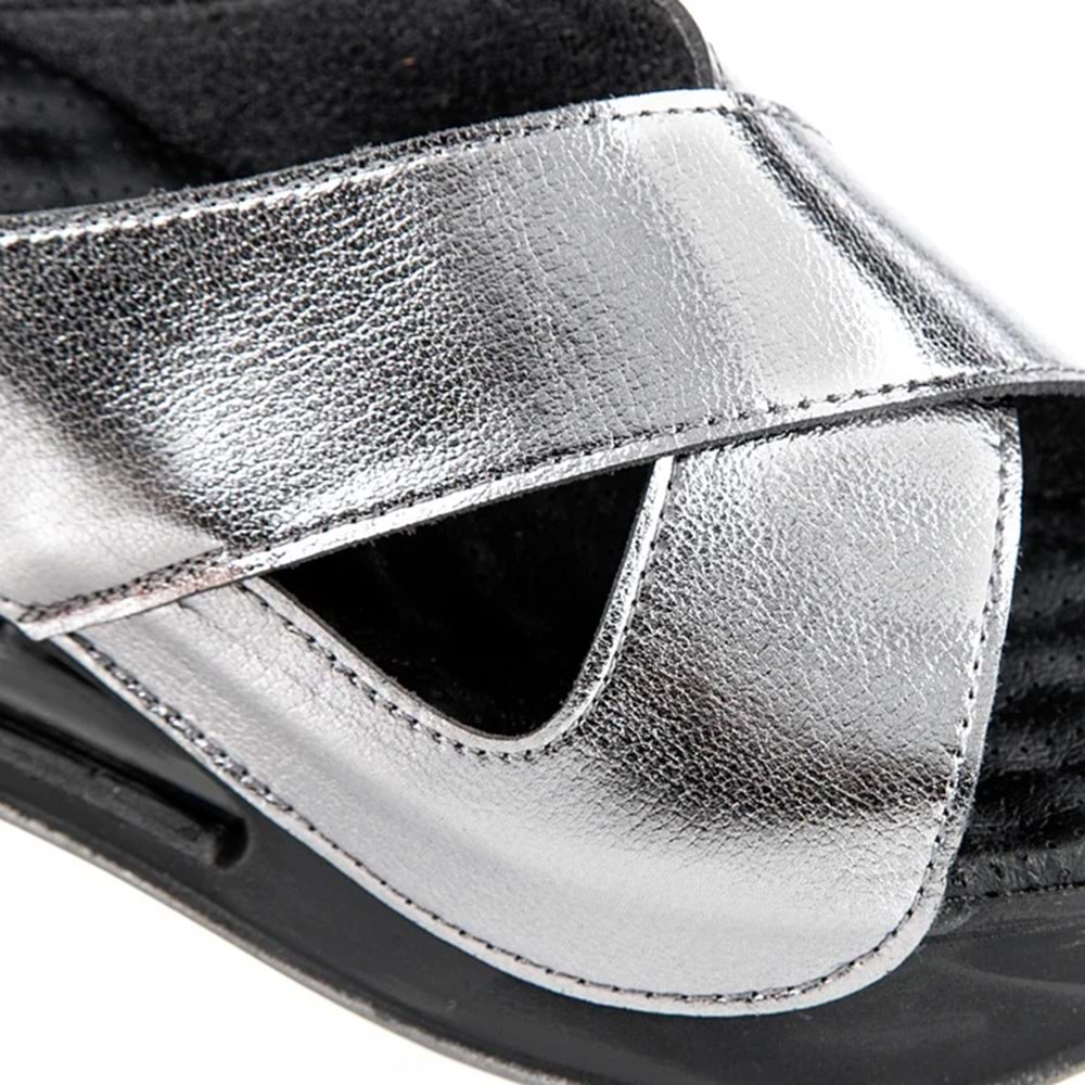 Muya Penelope Air Max Tabanlı Kadın Terlik - Penelope - Kurşun - 37