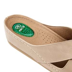 Muya Active Anatomik Taban Jel Destekli Kadın Terlik - Vizon - 37