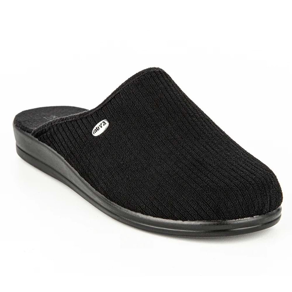 Muya Tondo Anatomik Taban Erkek Ev Terliği - Siyah - 40