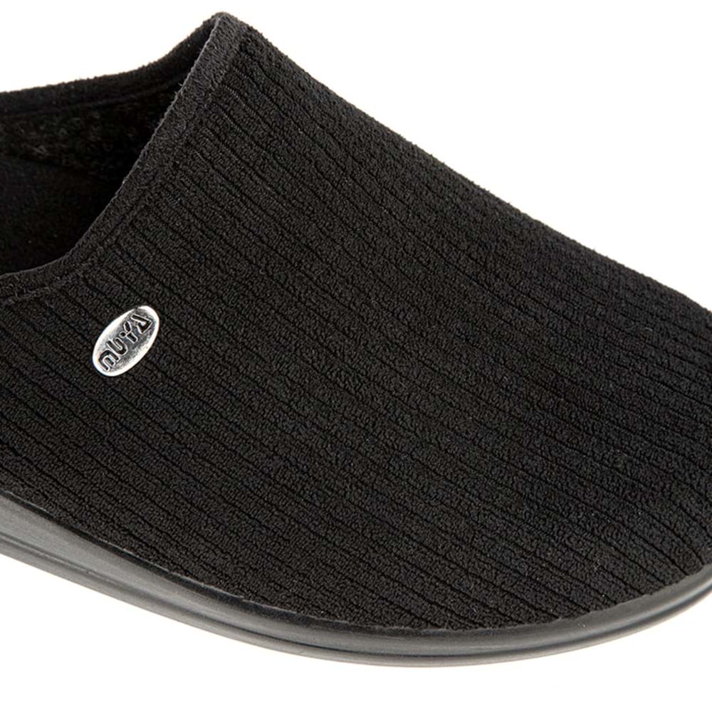 Muya Tondo Anatomik Taban Erkek Ev Terliği - Siyah - 40