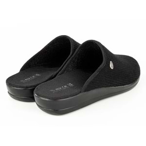 Muya Tondo Anatomik Taban Erkek Ev Terliği - Siyah - 40