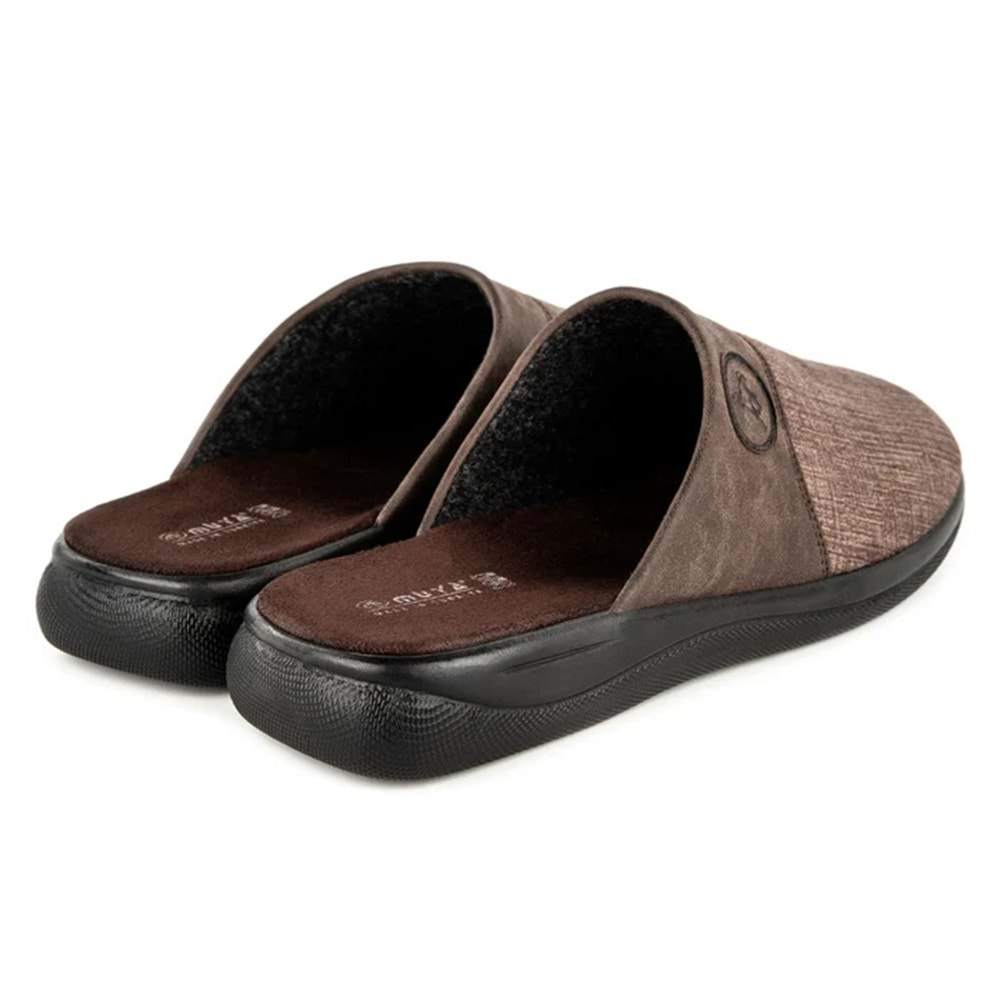 Muya Ruby Anatomik Taban Erkek Ev Terliği - Ruby - Kahverengi - 41