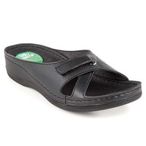 Muya Star Anatomik Taban Jel Destekli Kadın Terlik (Topuk Dikeni) - Siyah - 39