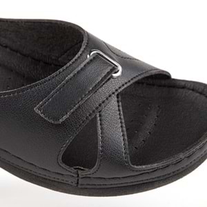 Muya Star Anatomik Taban Jel Destekli Kadın Terlik (Topuk Dikeni) - Siyah - 39