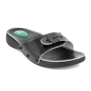 Muya Phare Klasik Anatomik Taban Jel Destekli Kadın Terlik - Siyah - 35