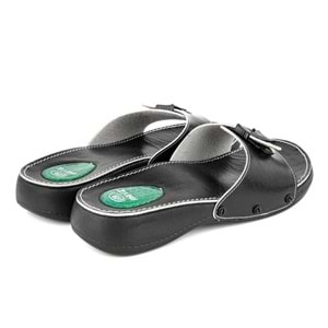 Muya Phare Klasik Anatomik Taban Jel Destekli Kadın Terlik - Siyah - 35