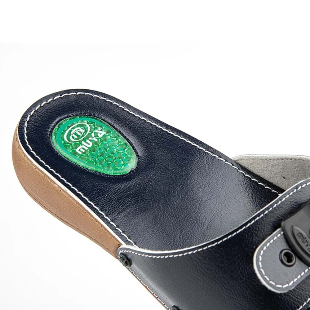 Muya Phare Klasik Anatomik Taban Jel Destekli Kadın Terlik - lacivert - 41