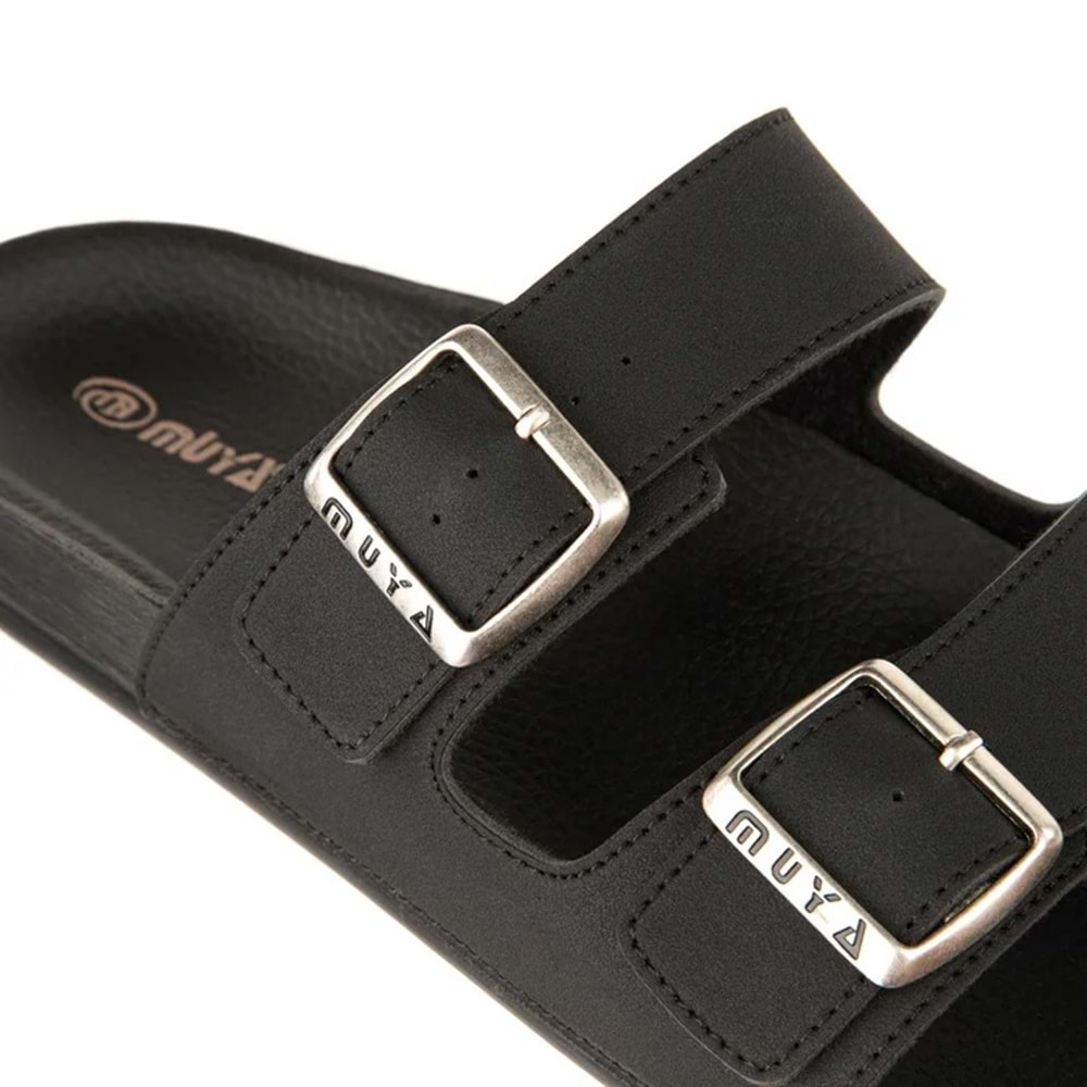 Muya Nova Anatomik Taban Sudan Etkilenmez Erkek Terlik - Siyah - 45