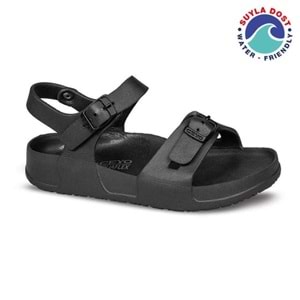 Ceyo Aquaflex-F Tam Ortopedik Hafif Çocuk Sandalet - Siyah - 32